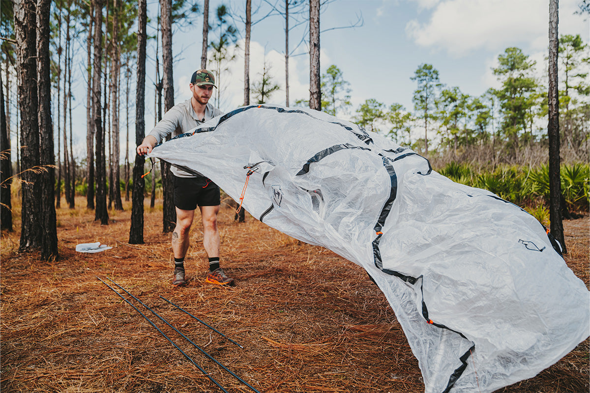 WHEN THE IDEA FOR A FREESTANDING TENT WAS PITCHED: NASH CALVIN AND THE CROSSPEAK 2