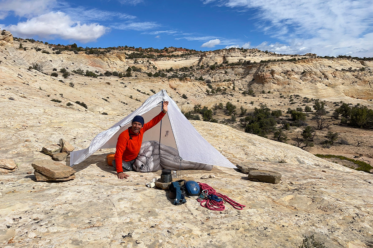 PITCHING YOUR SHELTER ON SLICKROCK, WITH NOLS INSTRUCTOR, JEFF WOHL