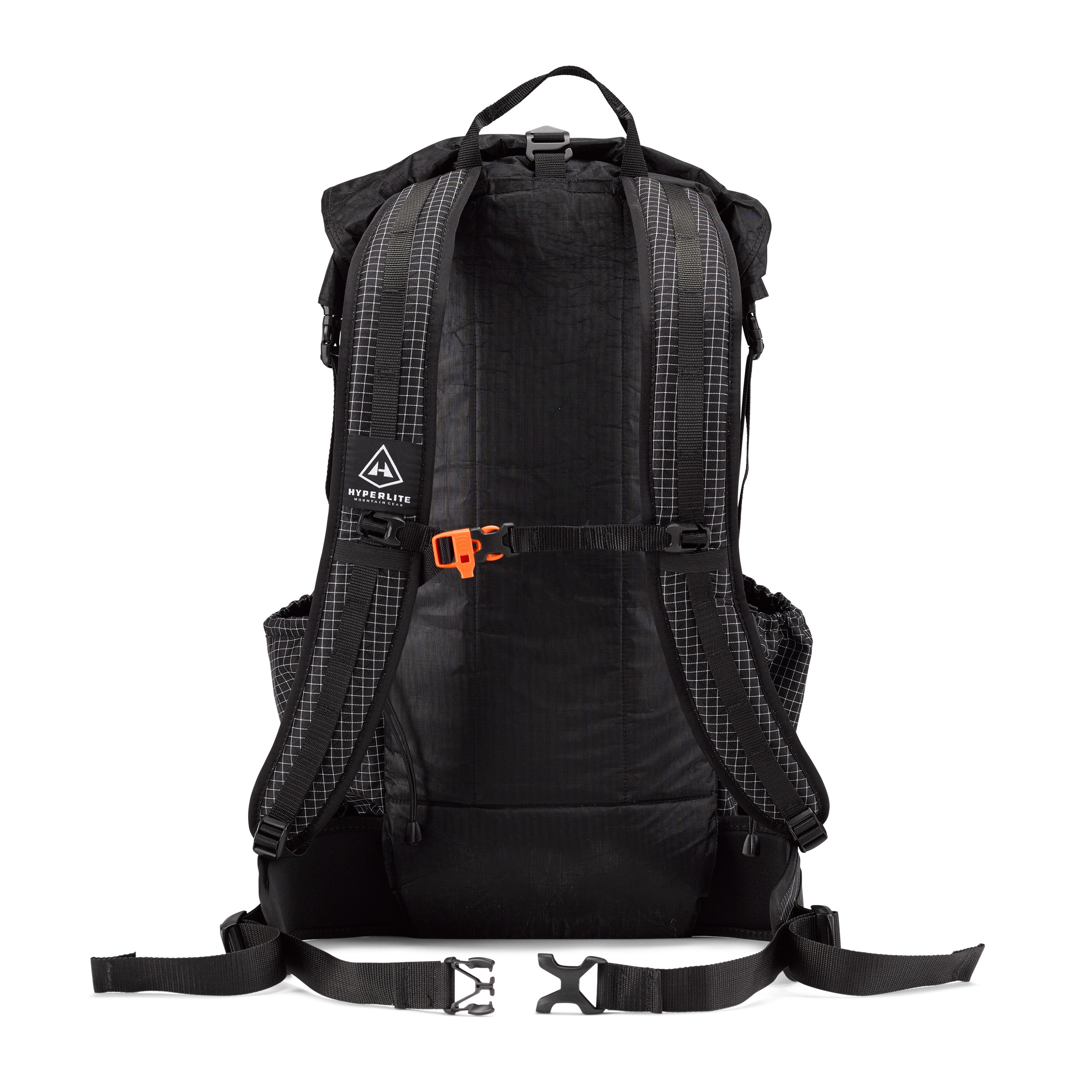 Rear view of the Hyperlite Mountain Gear Elevate 22 in Black