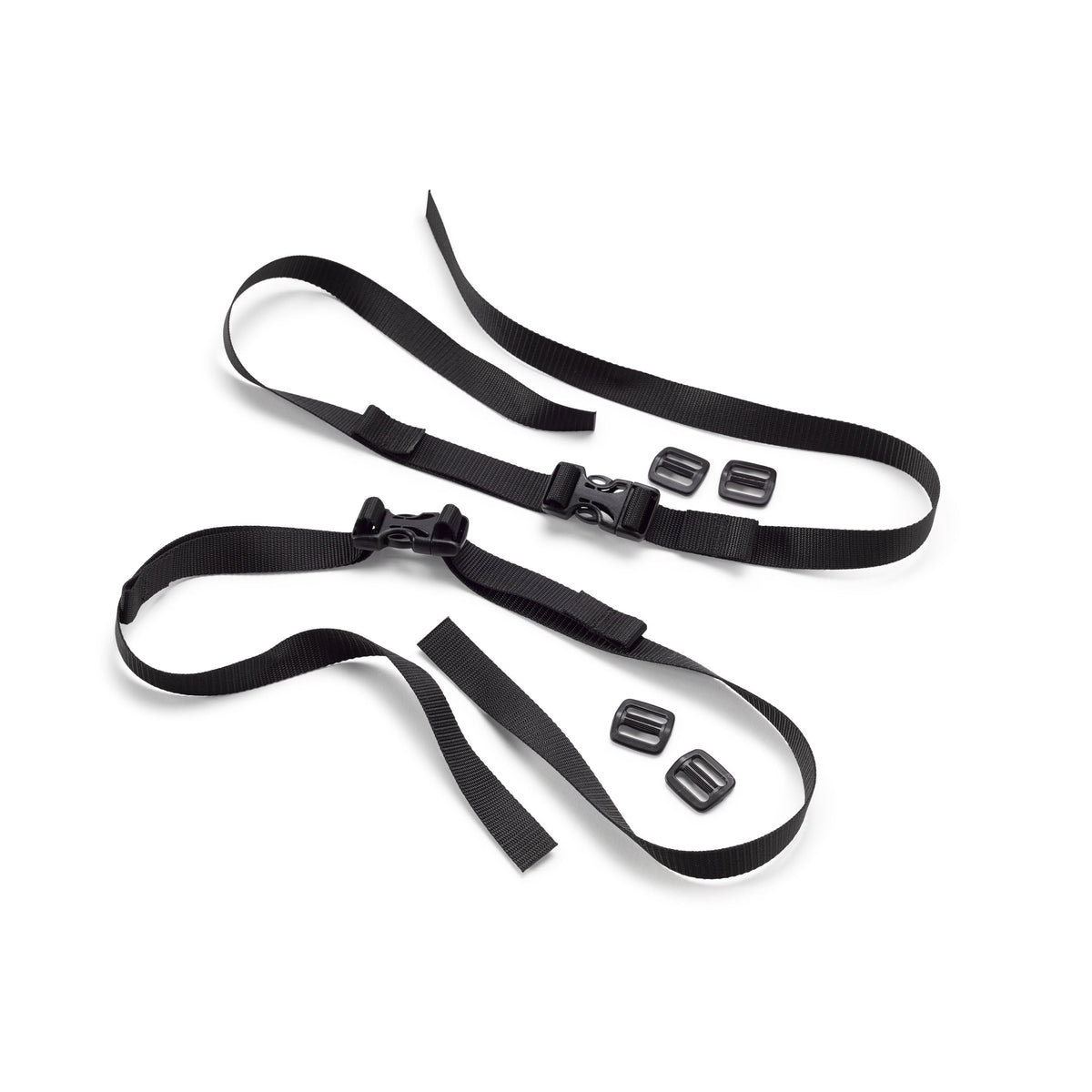 Studio Image of the Hyperlite Mountain Gear Pack Accessory Straps with 4 Tri-Glide to easily attach to daisy chains